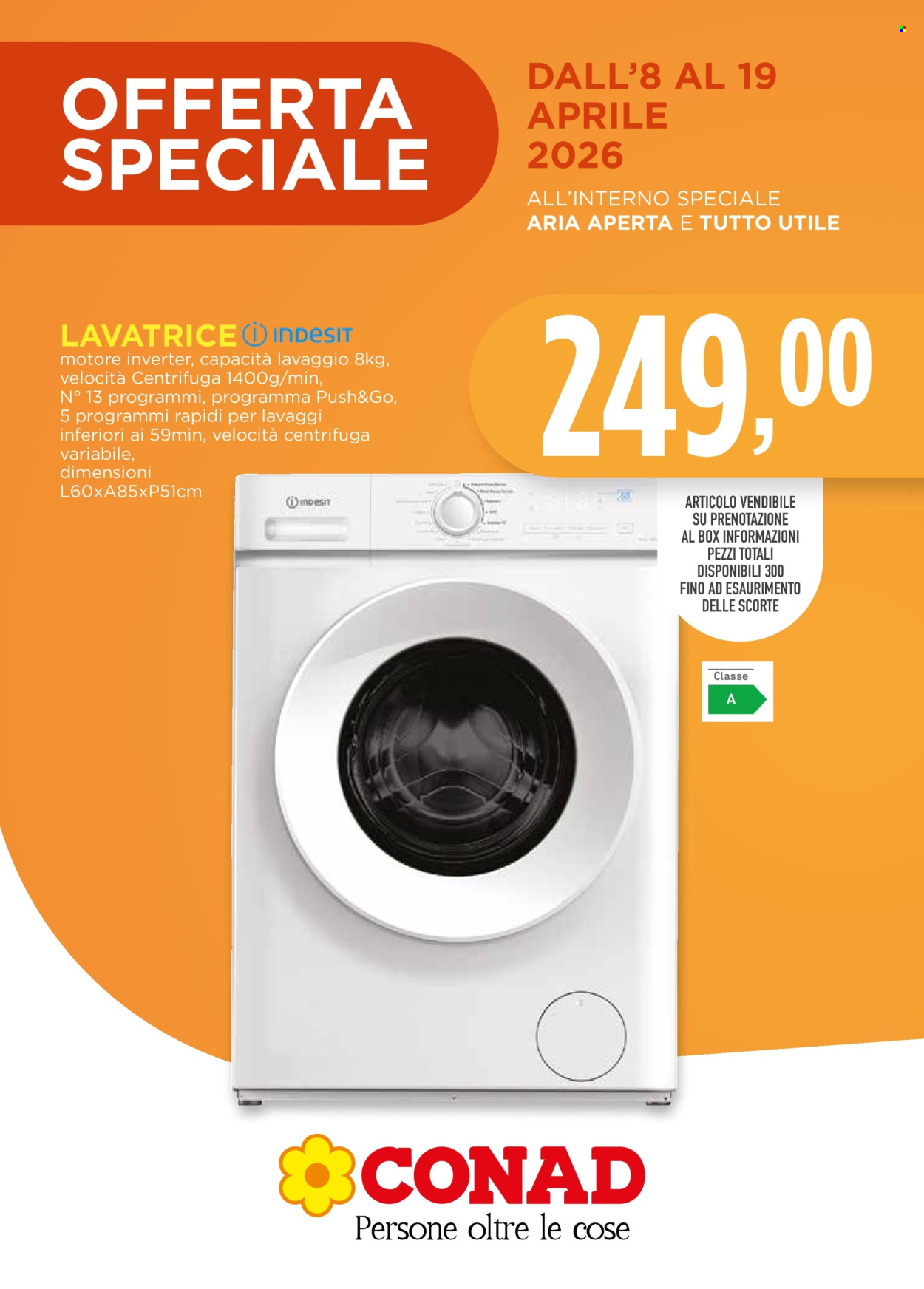 Volantino Conad - 8/4/2026 - 19/4/2026. Pagina 1