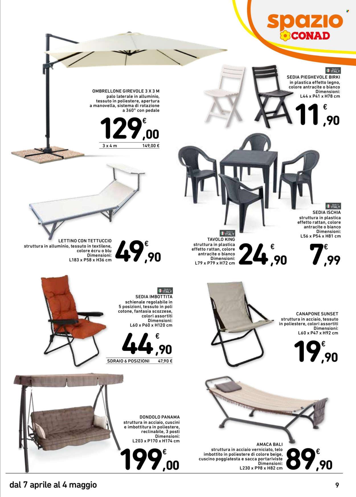 Volantino Spazio Conad - 7/4/2026 - 4/5/2026. Pagina 9