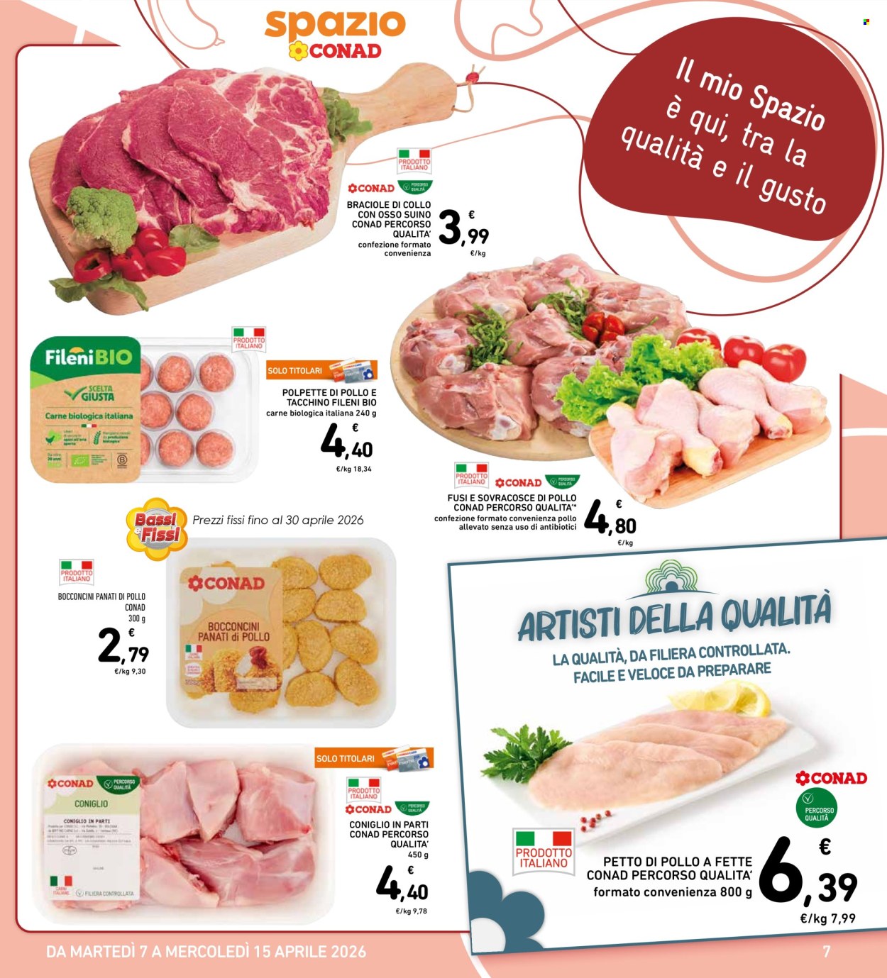 Volantino Spazio Conad - 7/4/2026 - 15/4/2026. Pagina 7