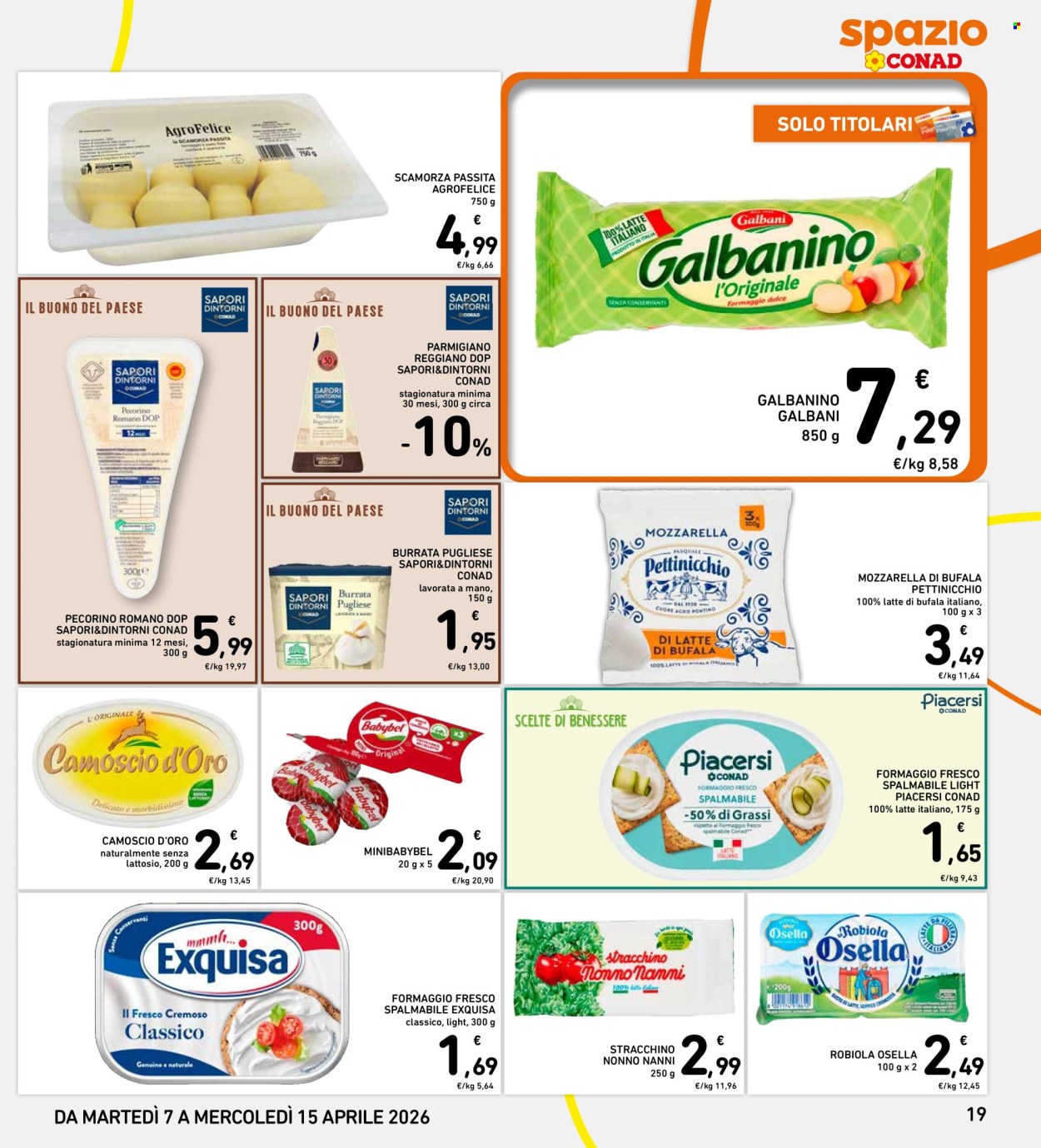Volantino Spazio Conad - 7/4/2026 - 15/4/2026. Pagina 19