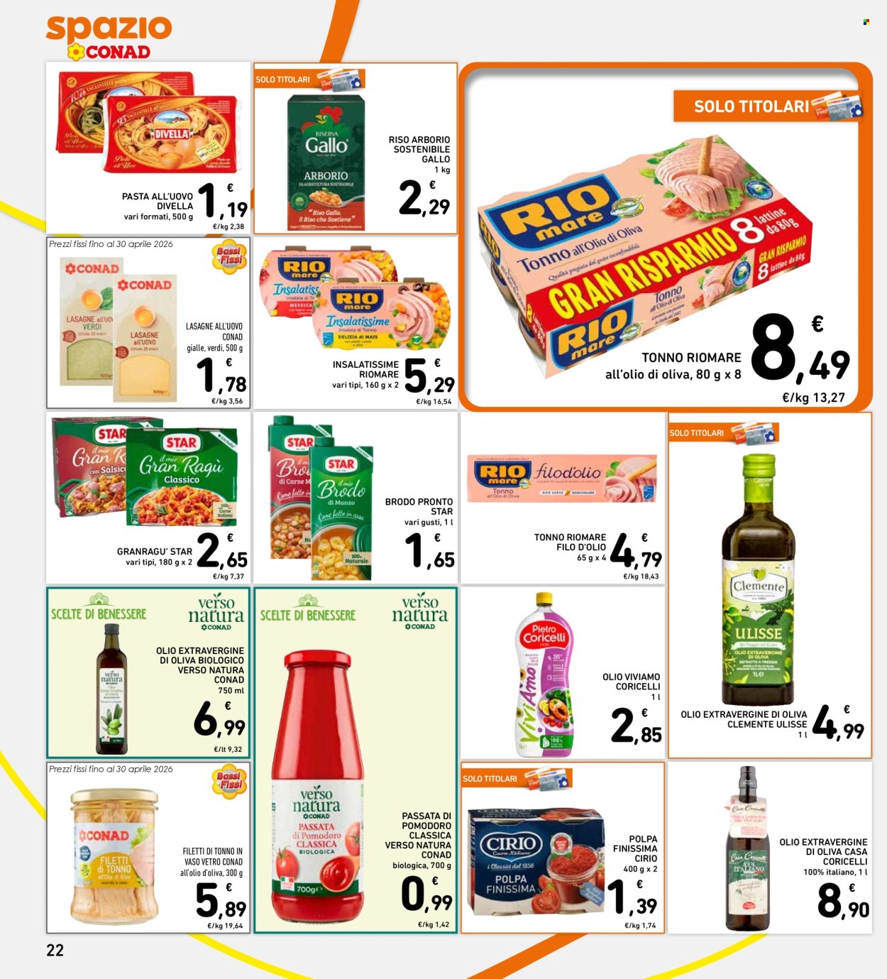Volantino Spazio Conad - 7/4/2026 - 15/4/2026. Pagina 22