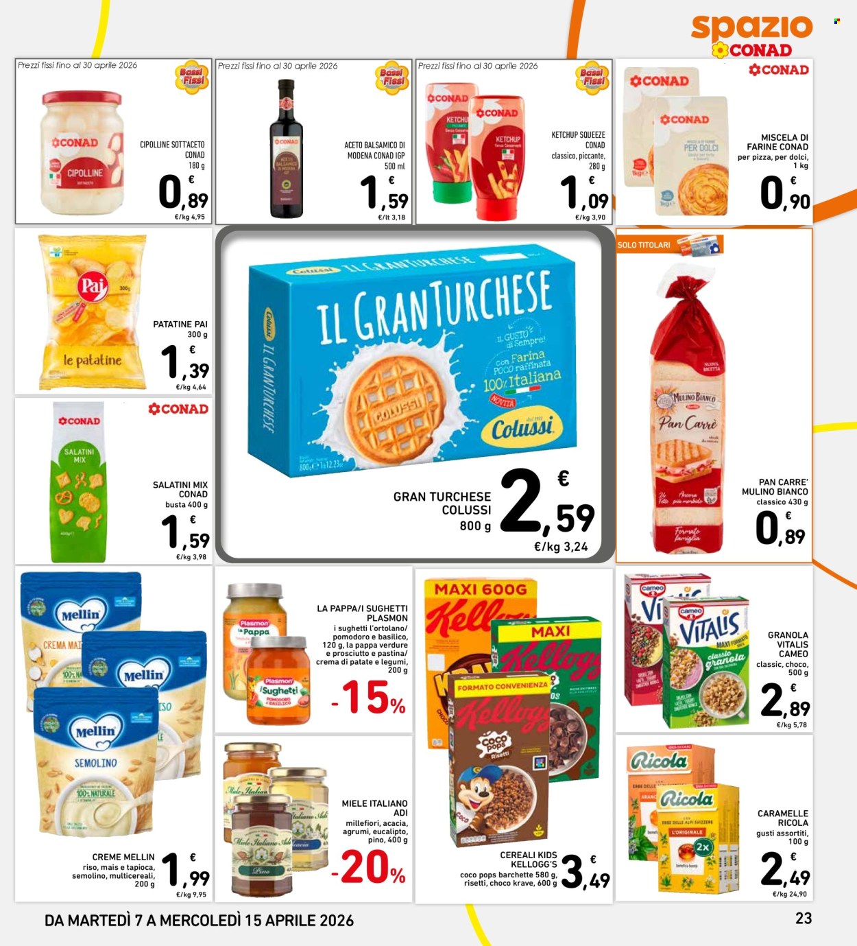 Volantino Spazio Conad - 7/4/2026 - 15/4/2026. Pagina 23