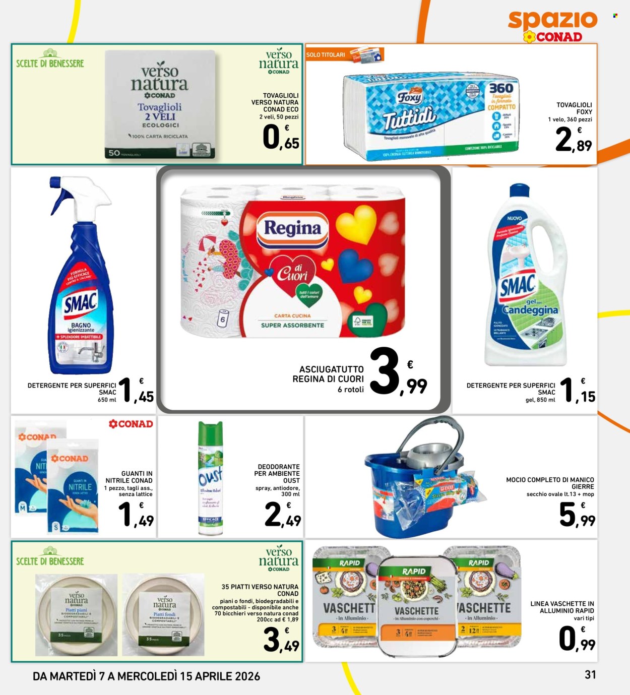 Volantino Spazio Conad - 7/4/2026 - 15/4/2026. Pagina 31