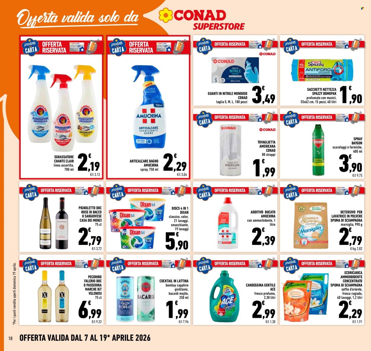 Volantino Conad Superstore - 7/4/2026 - 19/4/2026. Pagina 18
