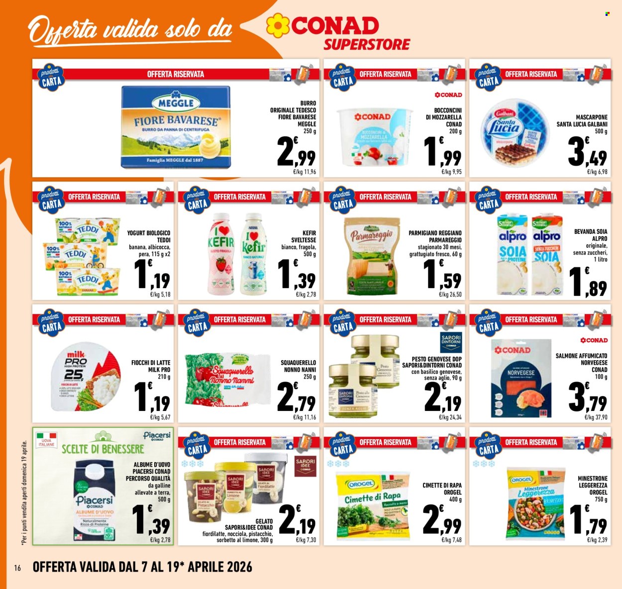 Volantino Conad Superstore - 7/4/2026 - 19/4/2026. Pagina 16