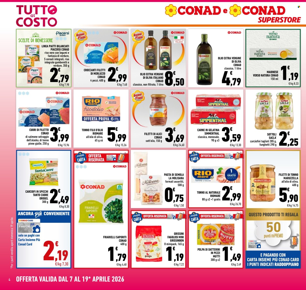 Volantino Conad Superstore - 7/4/2026 - 19/4/2026. Pagina 4