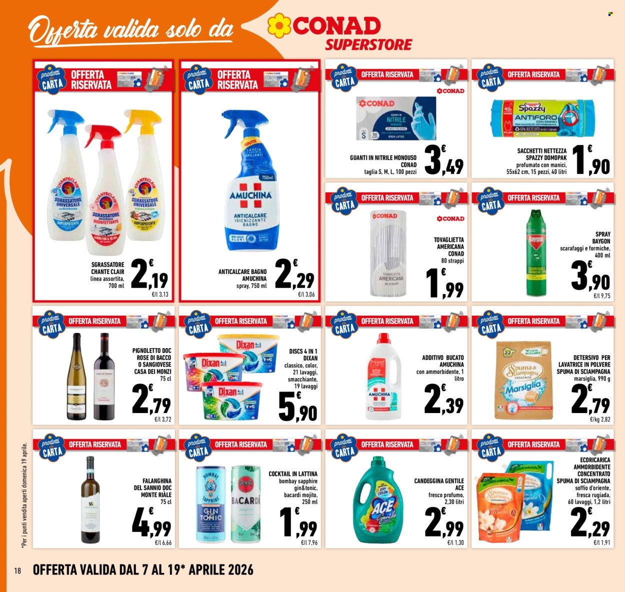 Volantino Conad Superstore - 7/4/2026 - 19/4/2026. Pagina 18