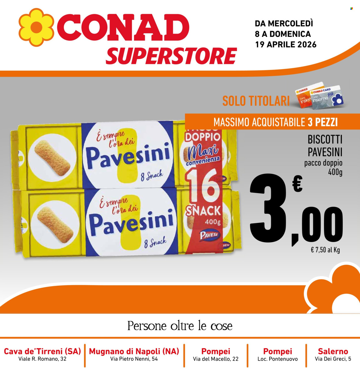 Volantino Conad Superstore - 8/4/2026 - 19/4/2026. Pagina 1