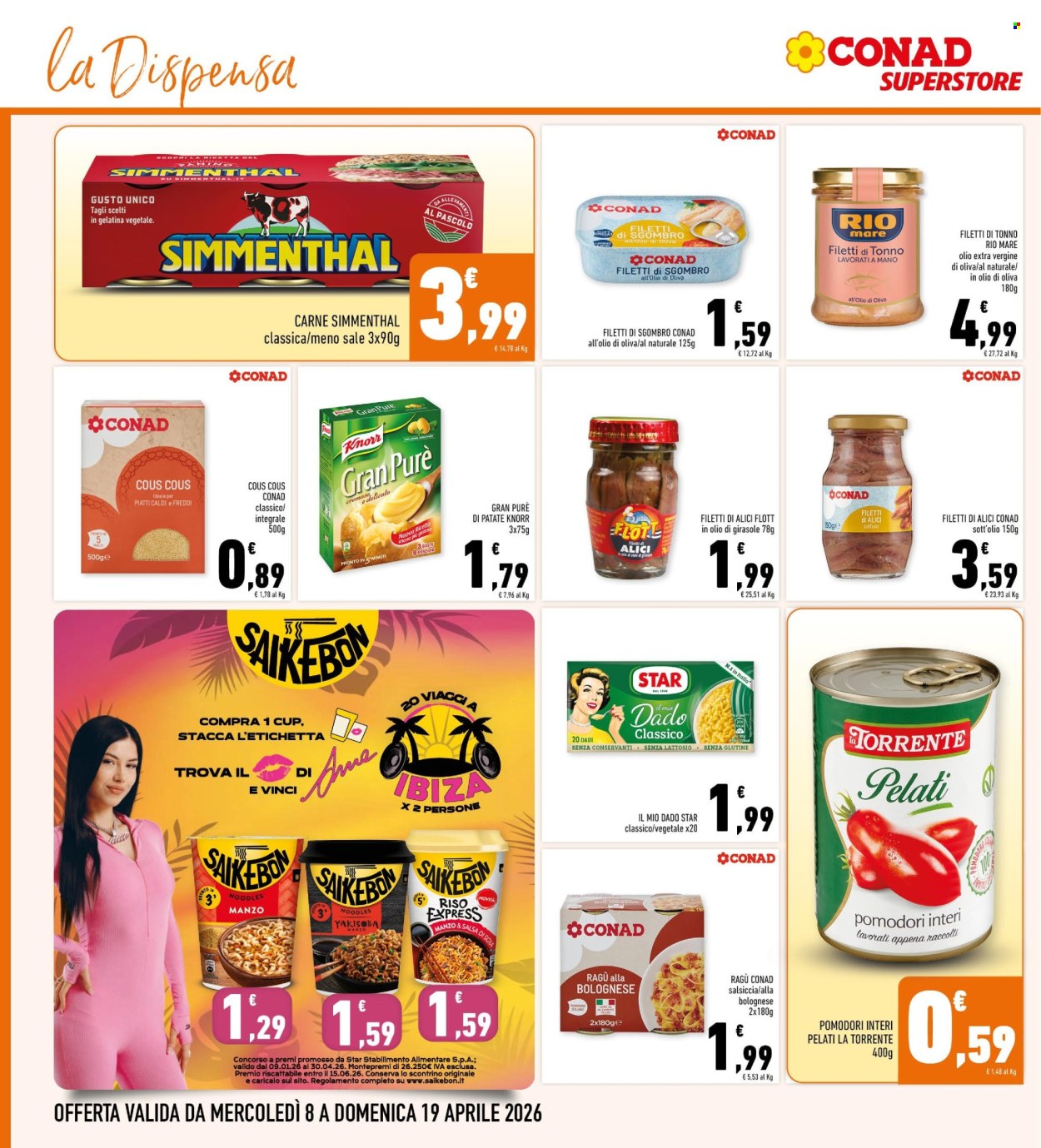 Volantino Conad Superstore - 8/4/2026 - 19/4/2026. Pagina 16