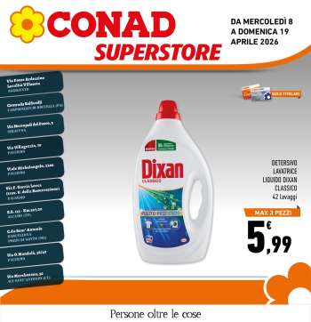 Volantino Conad Superstore - 8/4/2026 - 19/4/2026.