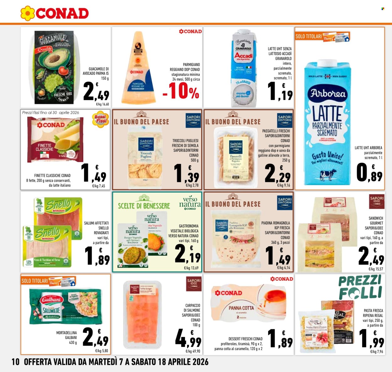 Volantino Conad - 7/4/2026 - 18/4/2026. Pagina 10