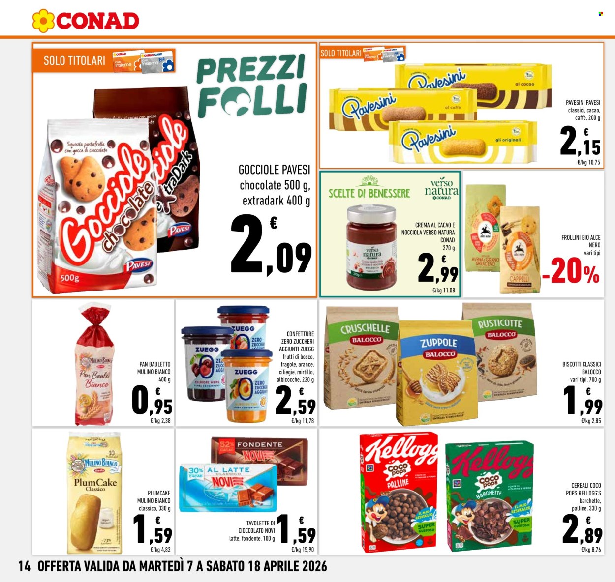 Volantino Conad - 7/4/2026 - 18/4/2026. Pagina 14
