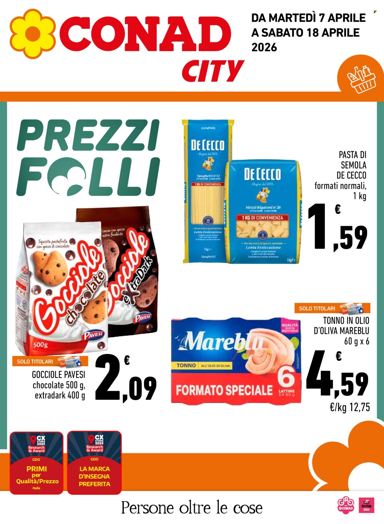 Volantino Conad City - 7/4/2026 - 18/4/2026. Pagina 1