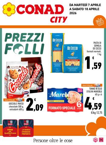 Volantino Conad City - 7/4/2026 - 18/4/2026.
