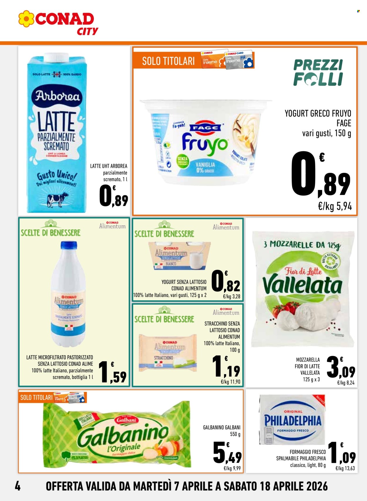Volantino Conad City - 7/4/2026 - 18/4/2026. Pagina 4