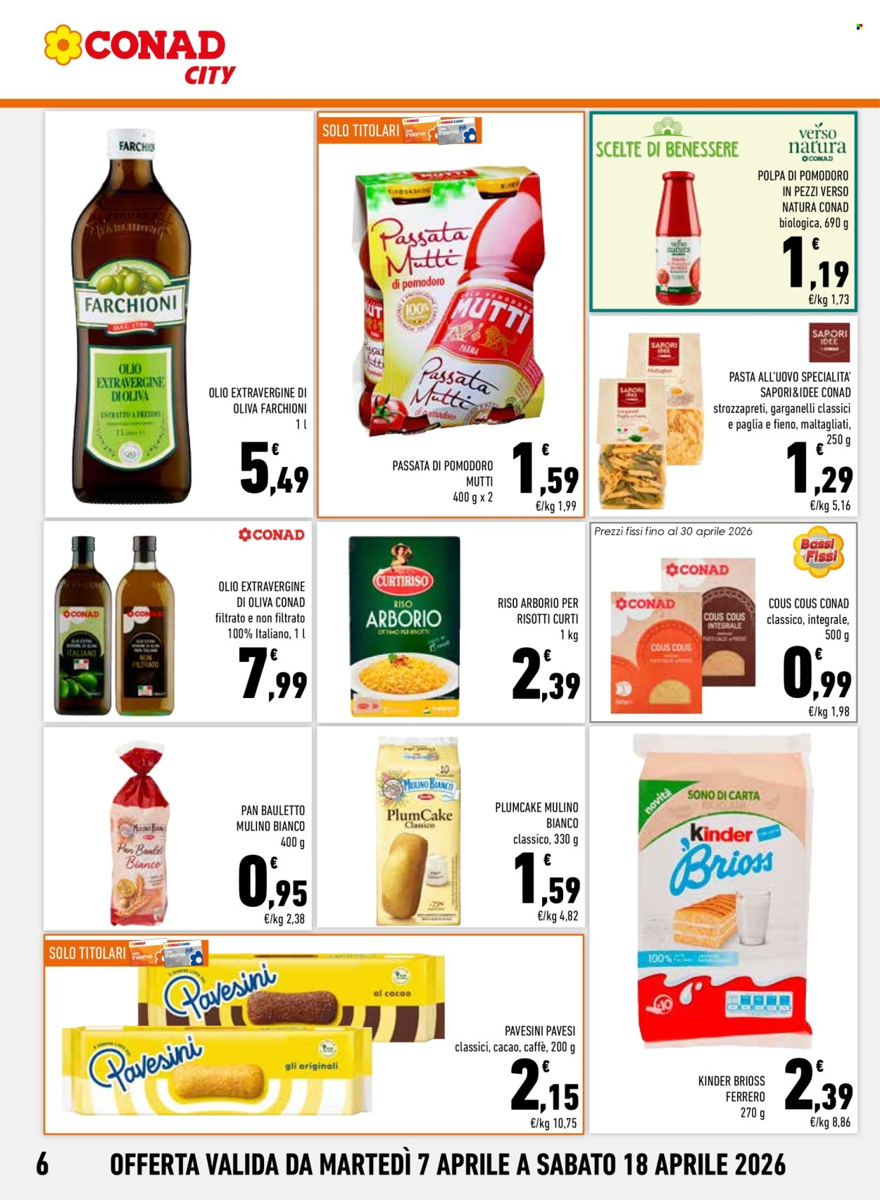 Volantino Conad City - 7/4/2026 - 18/4/2026. Pagina 6