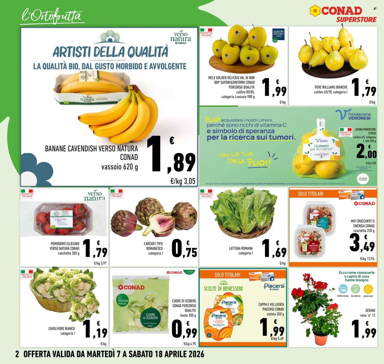 Volantino Conad Superstore - 7/4/2026 - 18/4/2026. Pagina 2