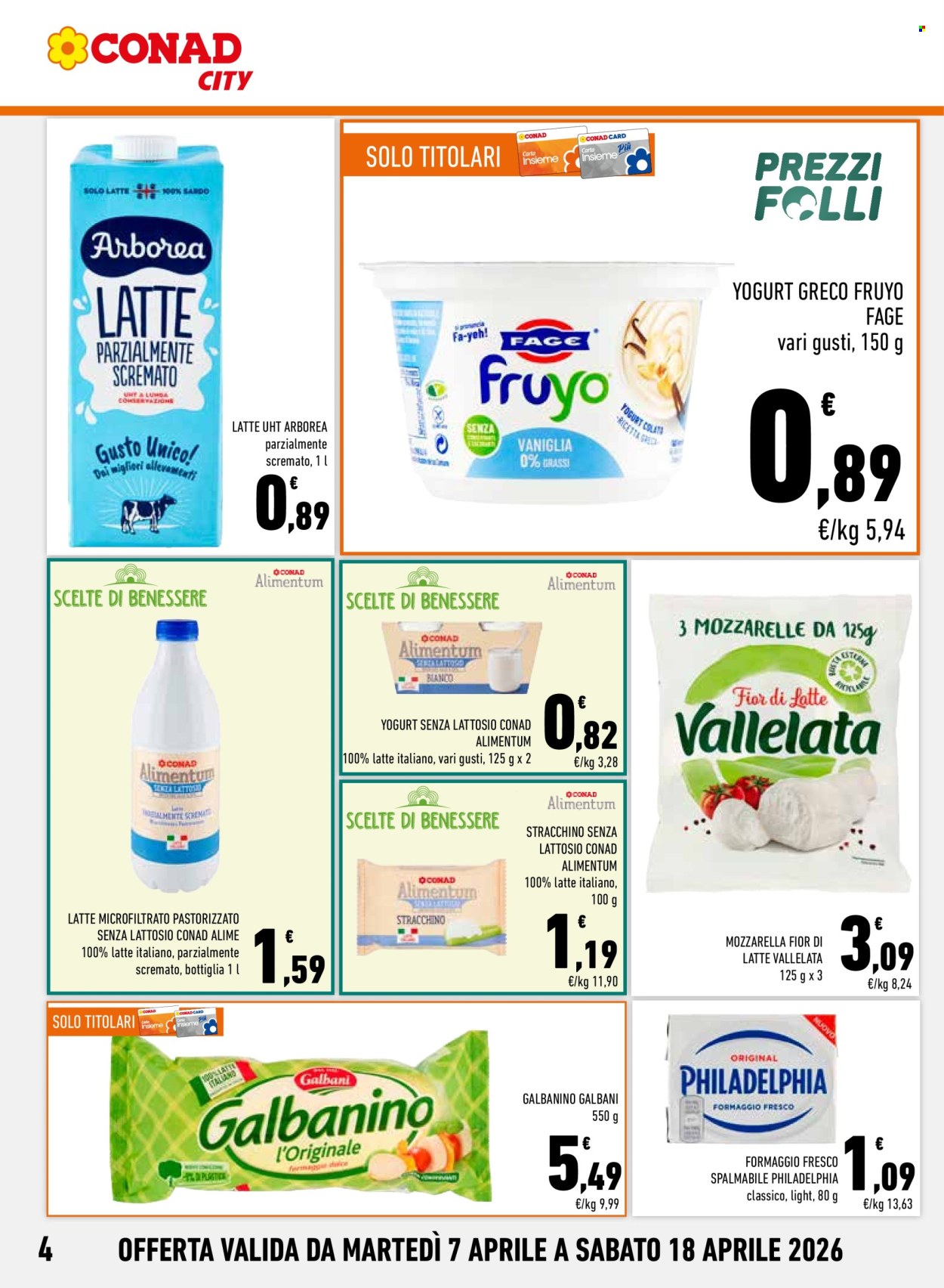 Volantino Conad - 7/4/2026 - 18/4/2026. Pagina 4