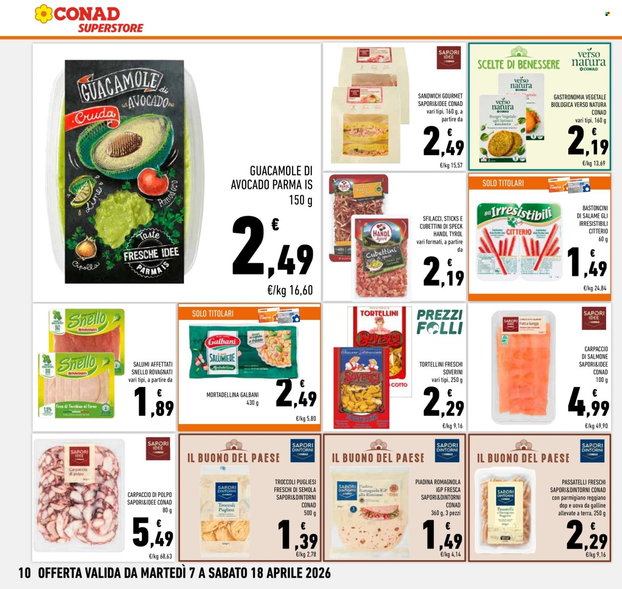 Volantino Conad Superstore - 7/4/2026 - 18/4/2026. Pagina 10