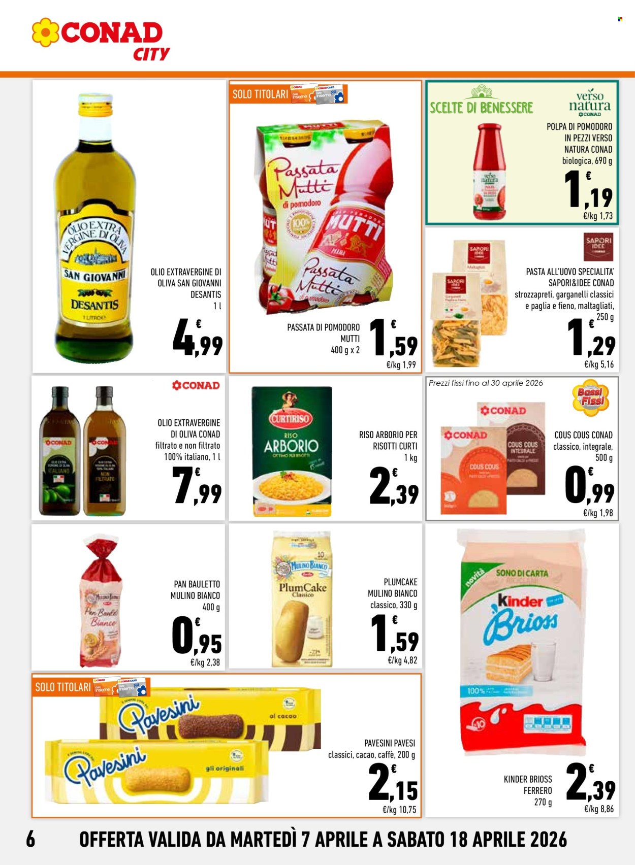 Volantino Conad - 7/4/2026 - 18/4/2026. Pagina 6