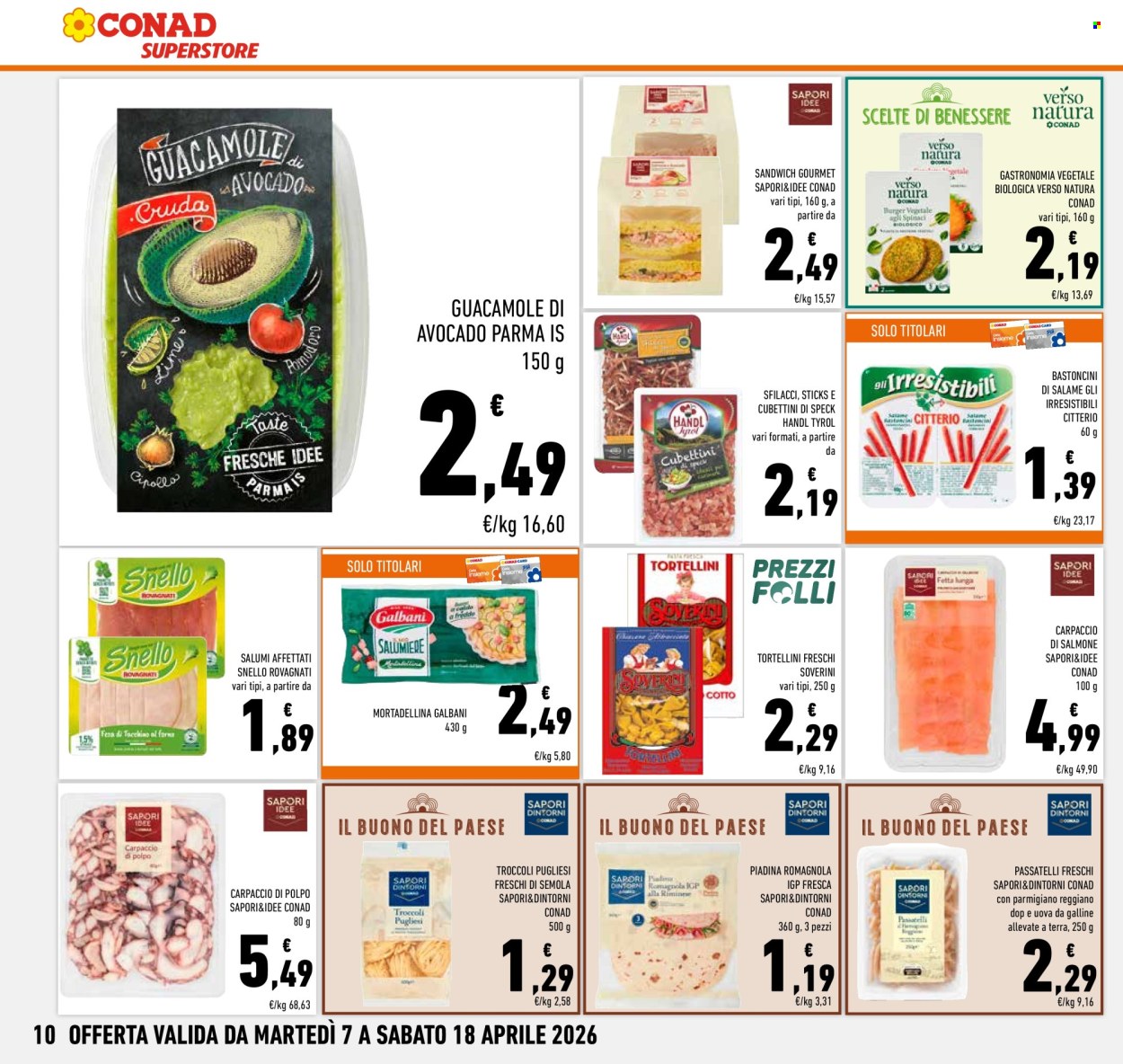 Volantino Conad Superstore - 7/4/2026 - 18/4/2026. Pagina 10