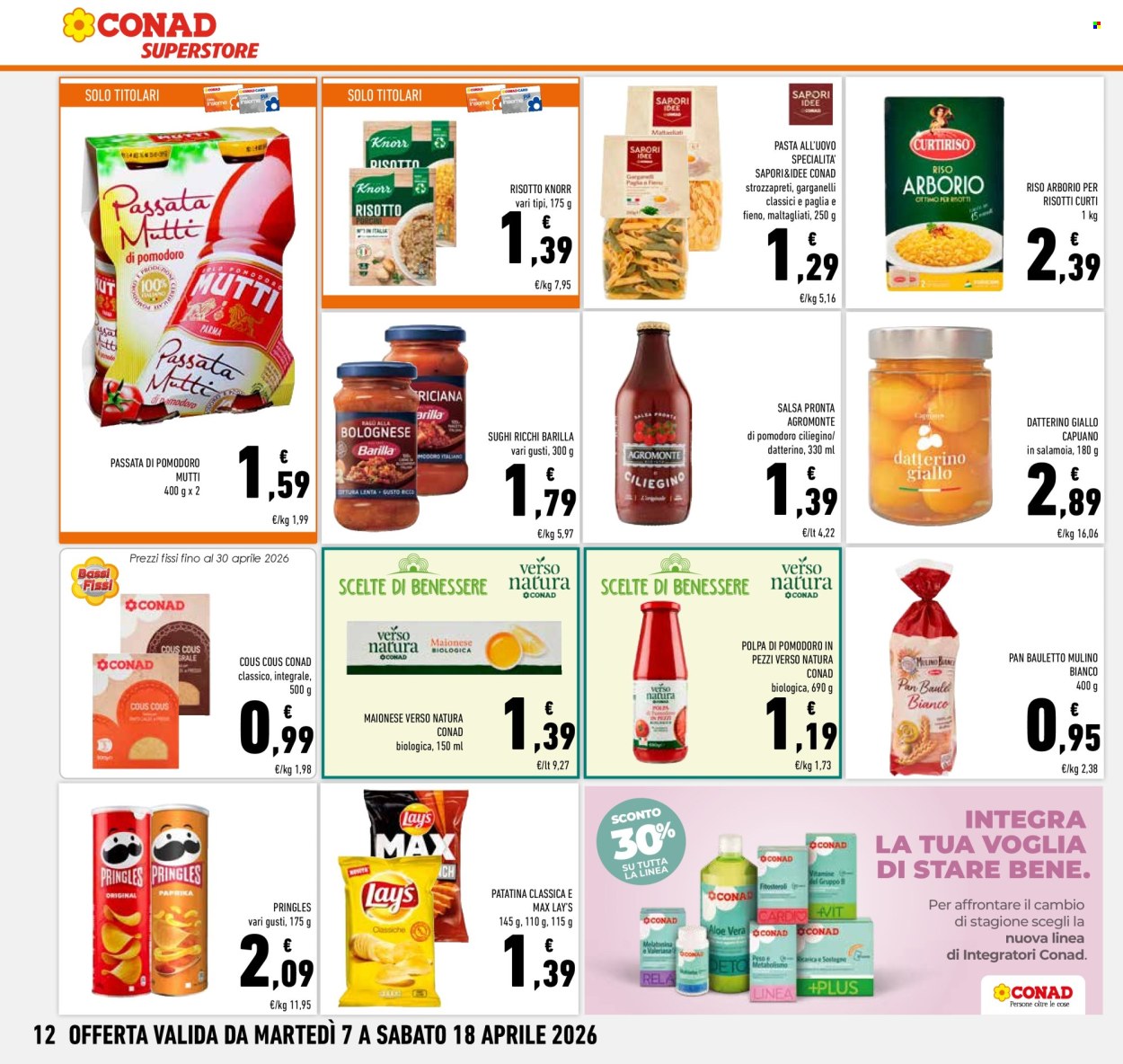 Volantino Conad Superstore - 7/4/2026 - 18/4/2026. Pagina 12