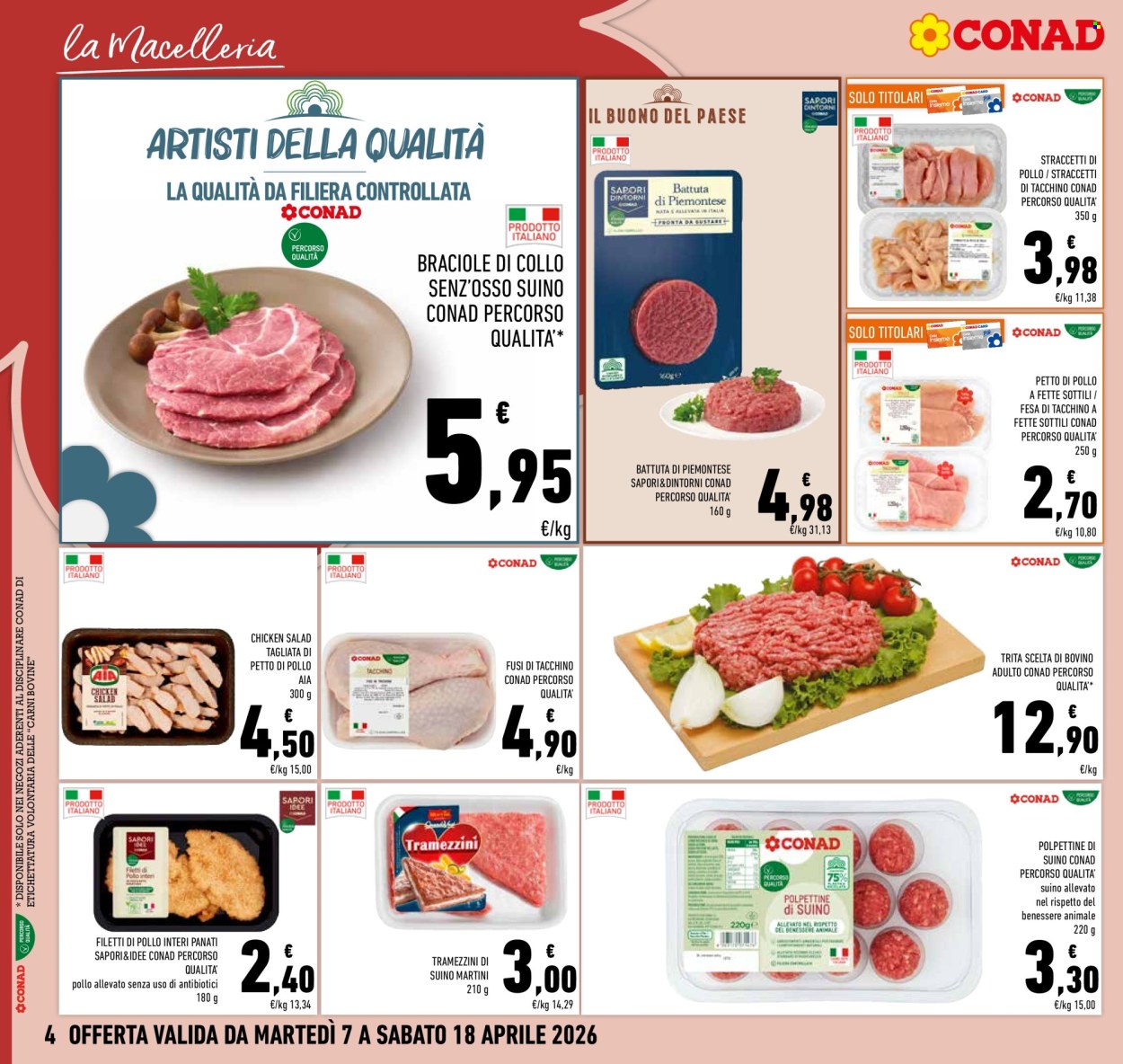 Volantino Conad - 7/4/2026 - 18/4/2026. Pagina 4