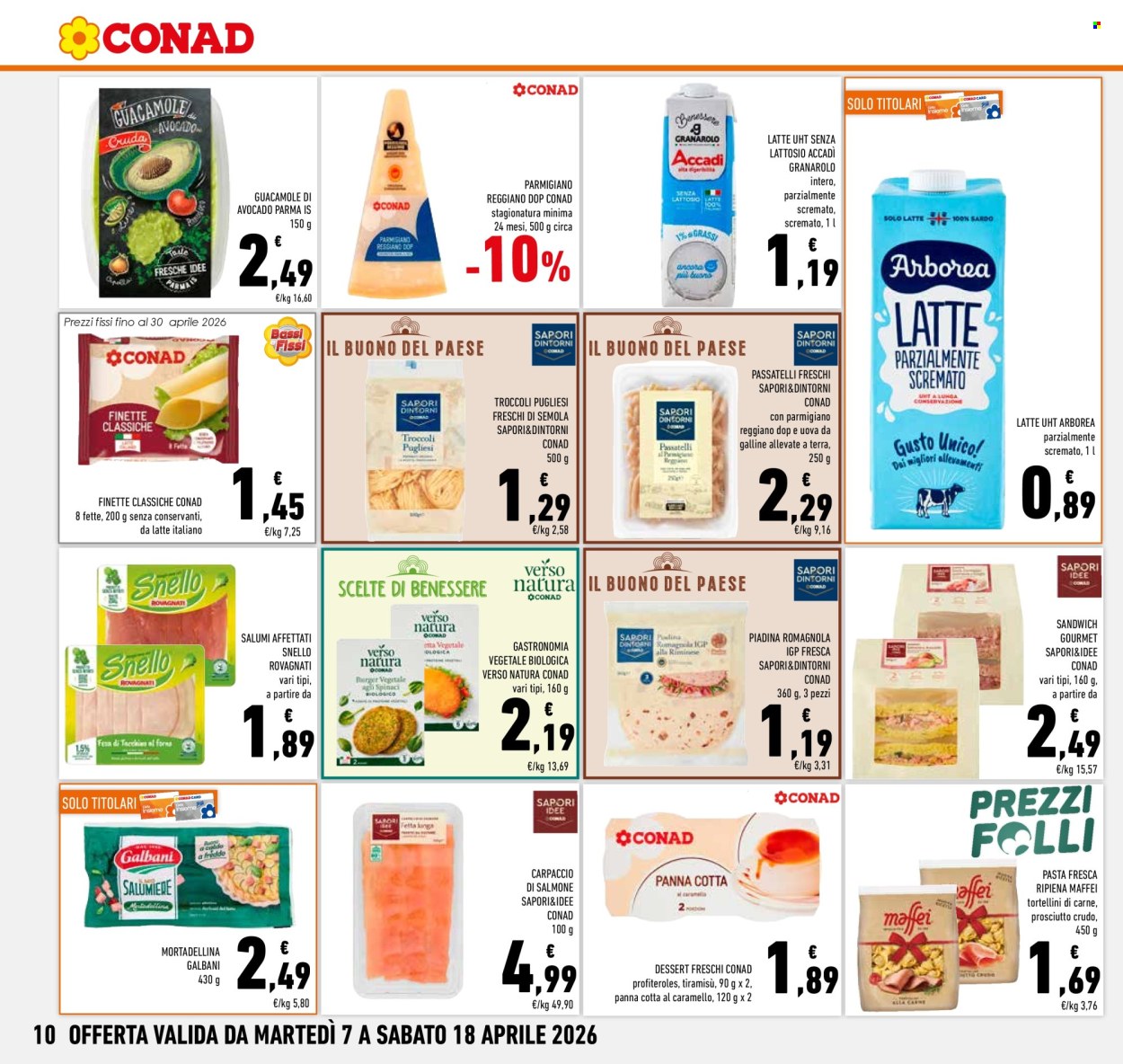 Volantino Conad - 7/4/2026 - 18/4/2026. Pagina 10