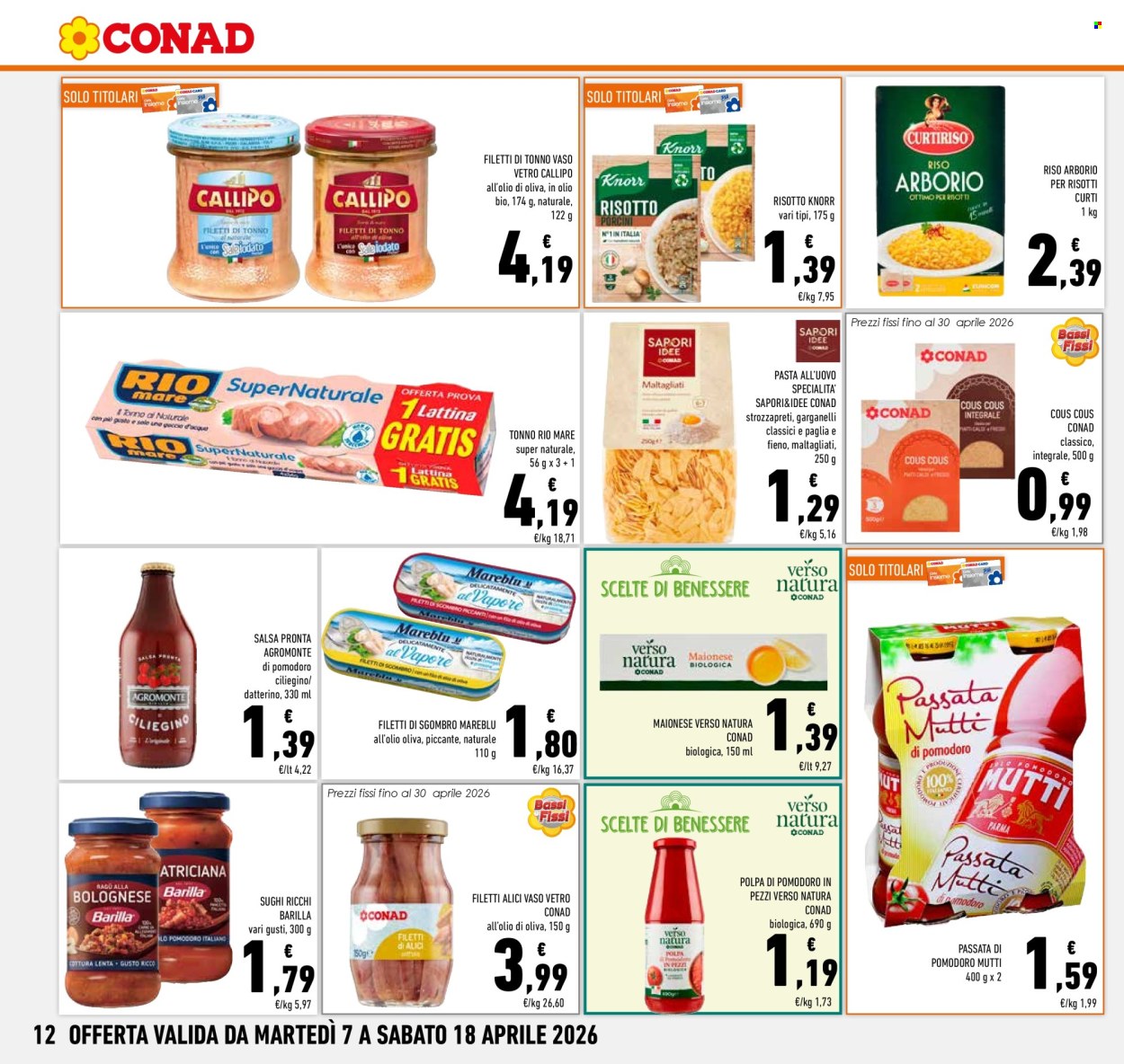 Volantino Conad - 7/4/2026 - 18/4/2026. Pagina 12