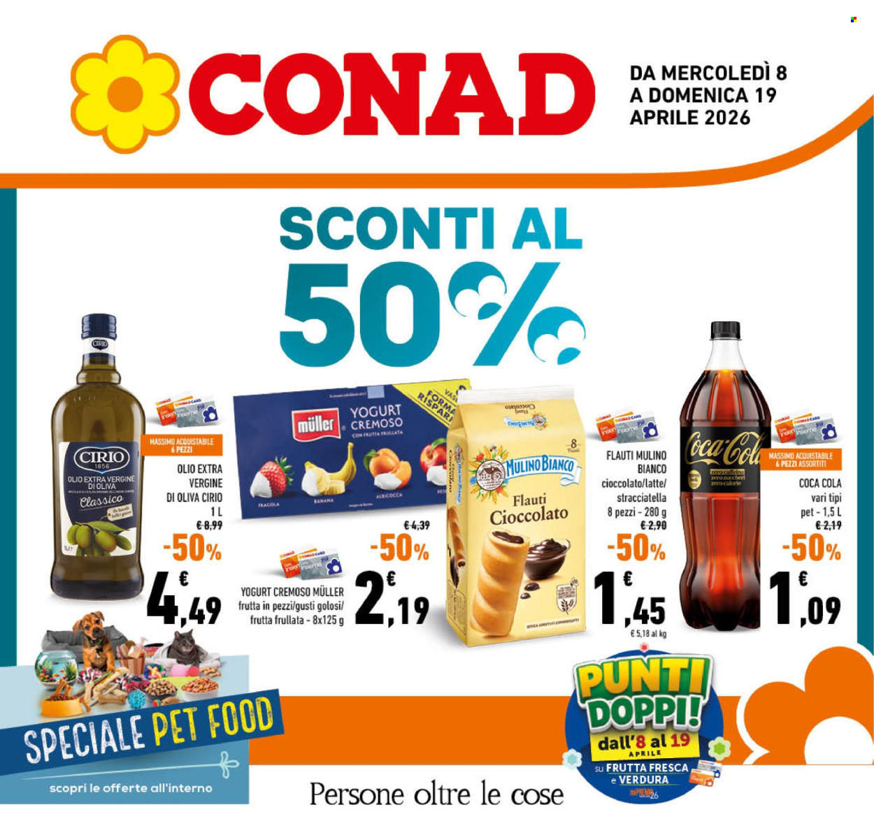 Volantino Conad - 8/4/2026 - 19/4/2026. Pagina 1