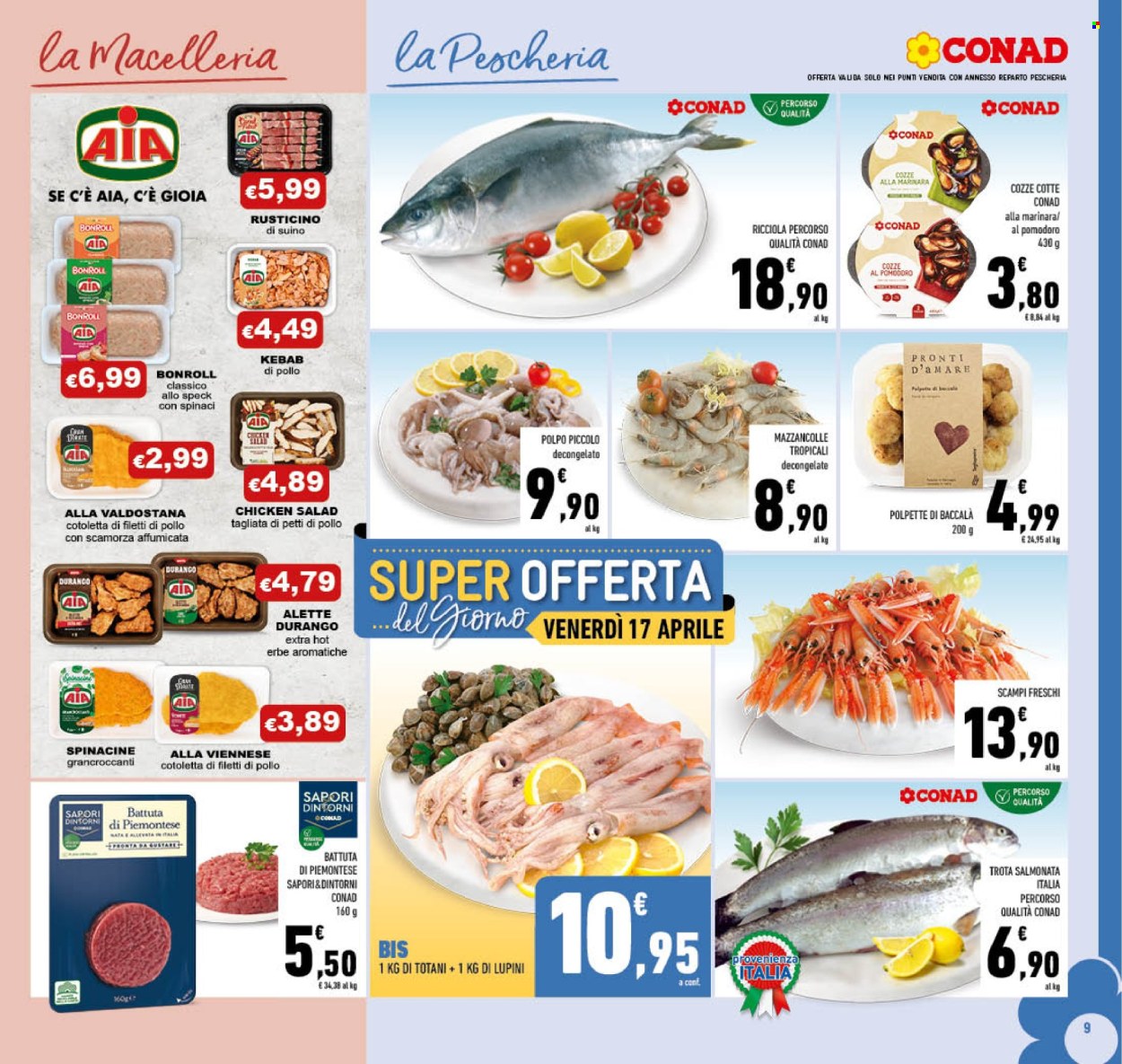 Volantino Conad - 8/4/2026 - 19/4/2026. Pagina 9