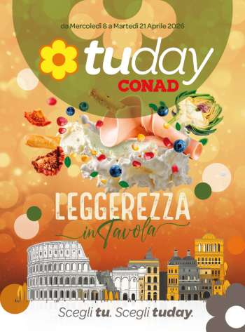 Volantino TuDay Conad - 8/4/2026 - 21/4/2026.
