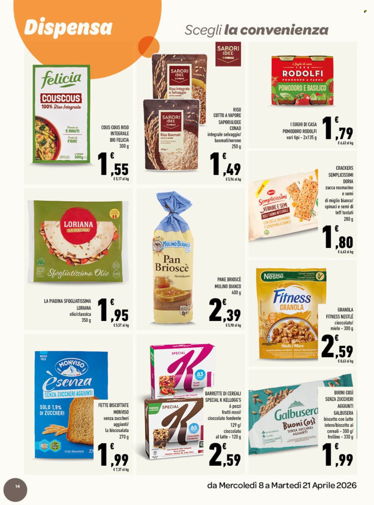 Volantino TuDay Conad - 8/4/2026 - 21/4/2026. Pagina 14