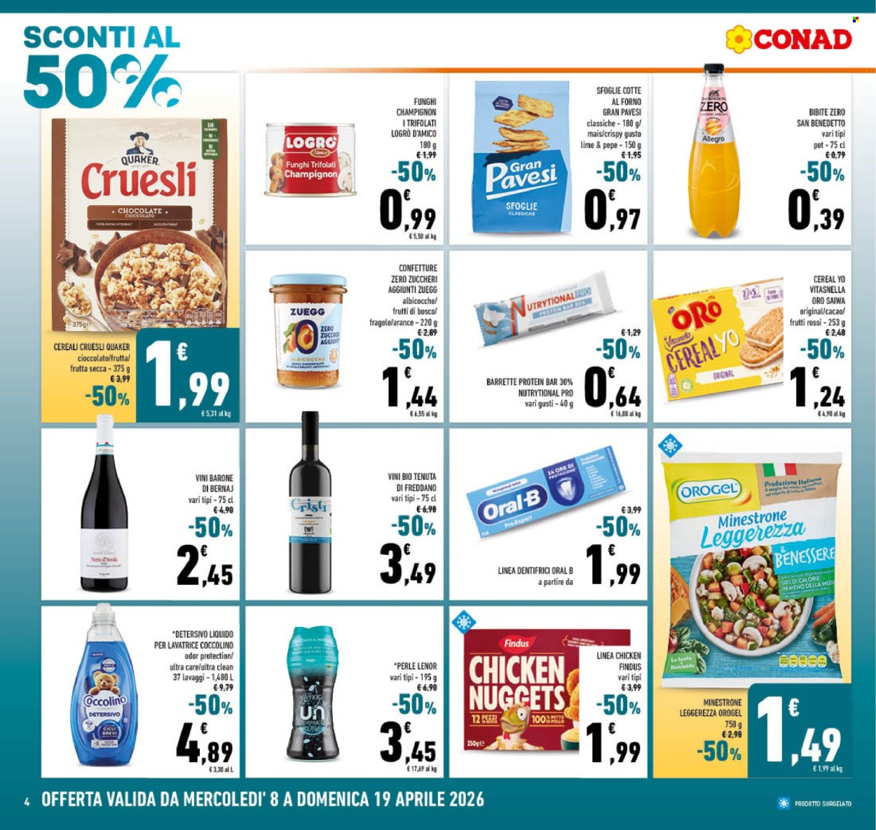 Volantino Conad - 8/4/2026 - 19/4/2026. Pagina 4