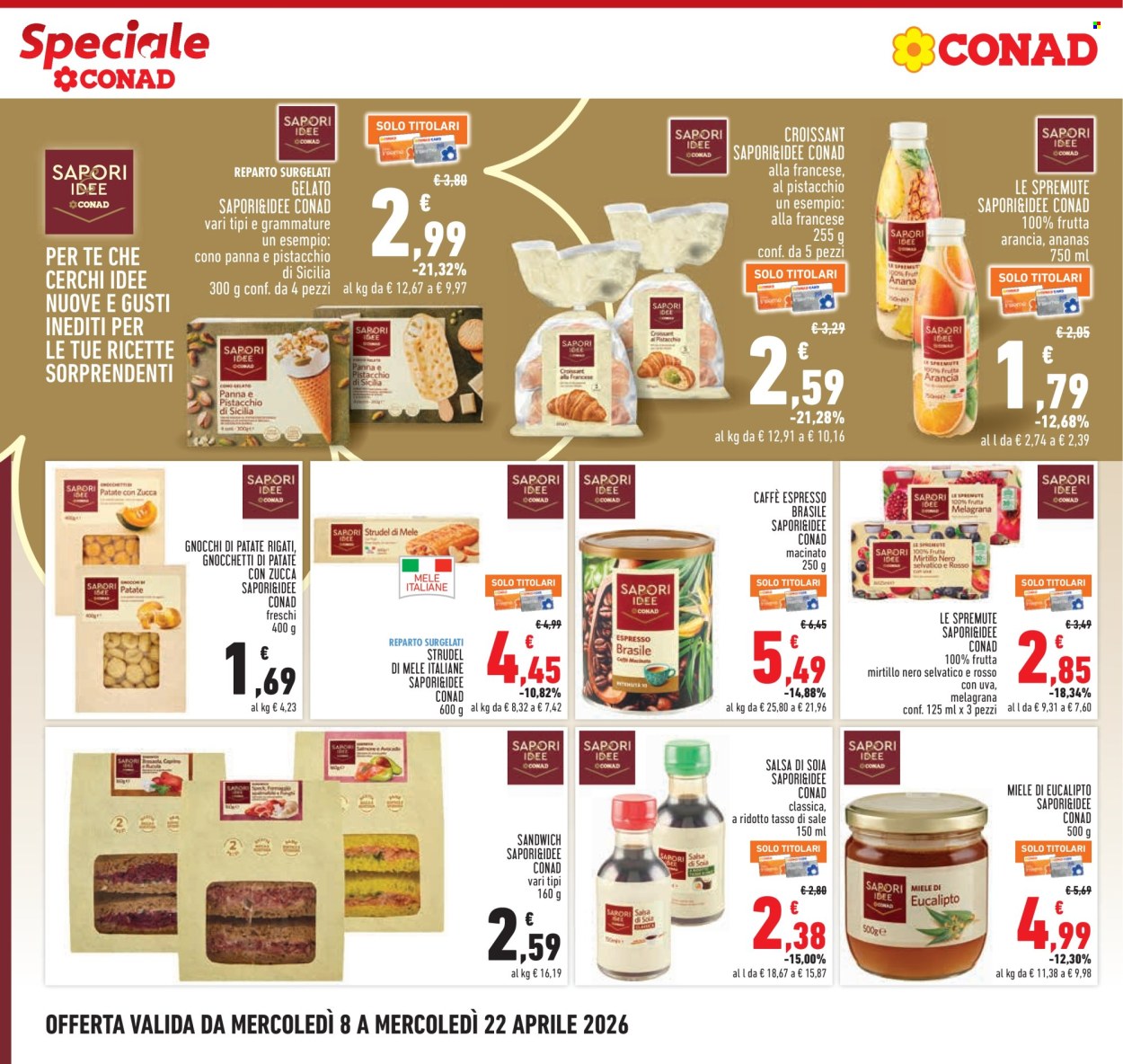 Volantino Conad - 8/4/2026 - 22/4/2026. Pagina 4