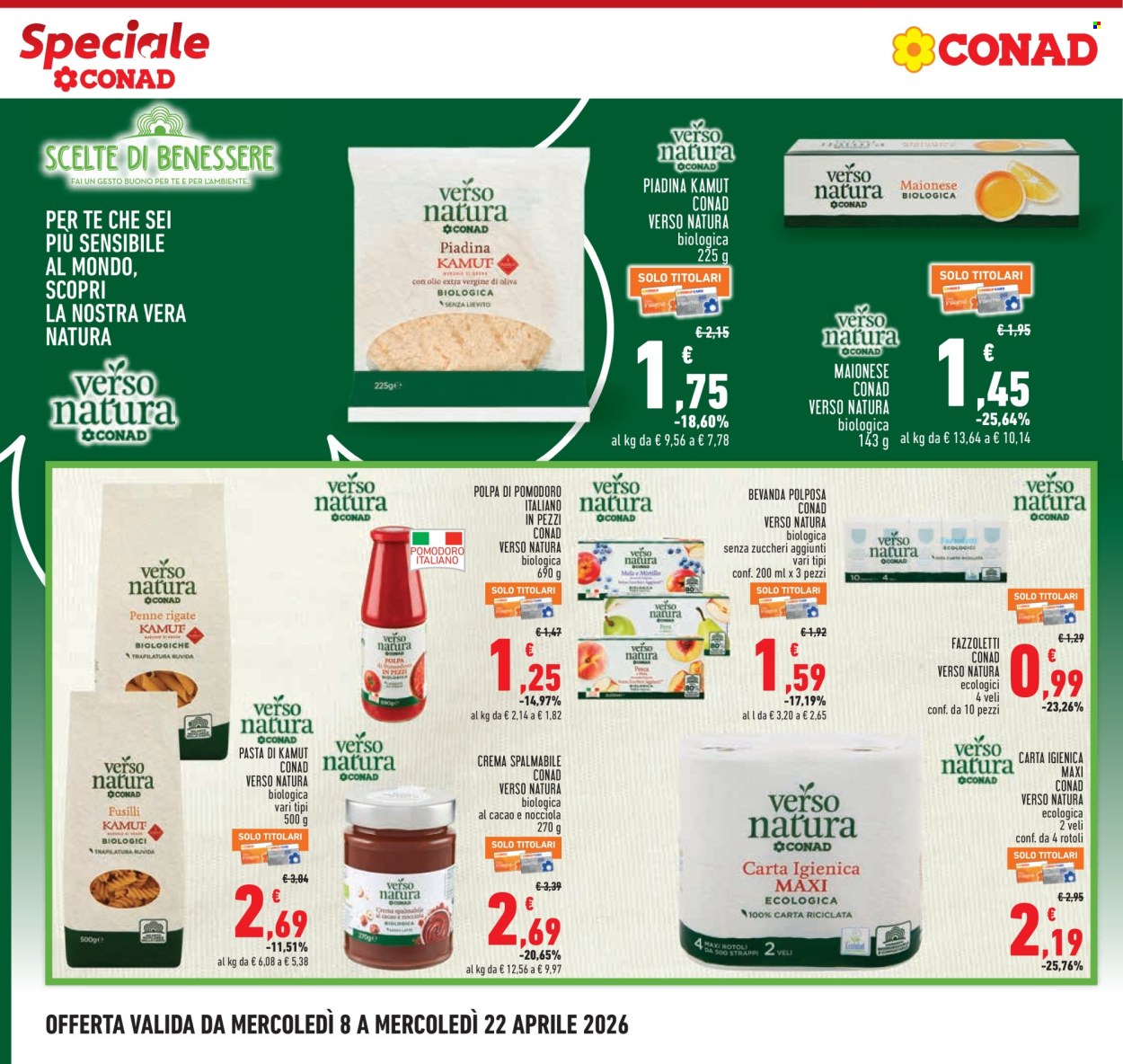 Volantino Conad - 8/4/2026 - 22/4/2026. Pagina 6