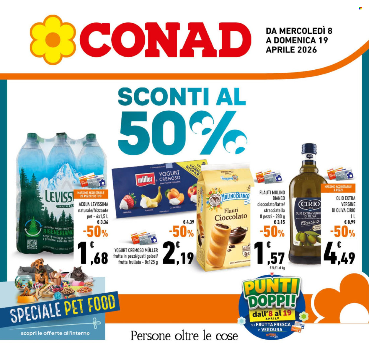 Volantino Conad - 8/4/2026 - 19/4/2026. Pagina 1