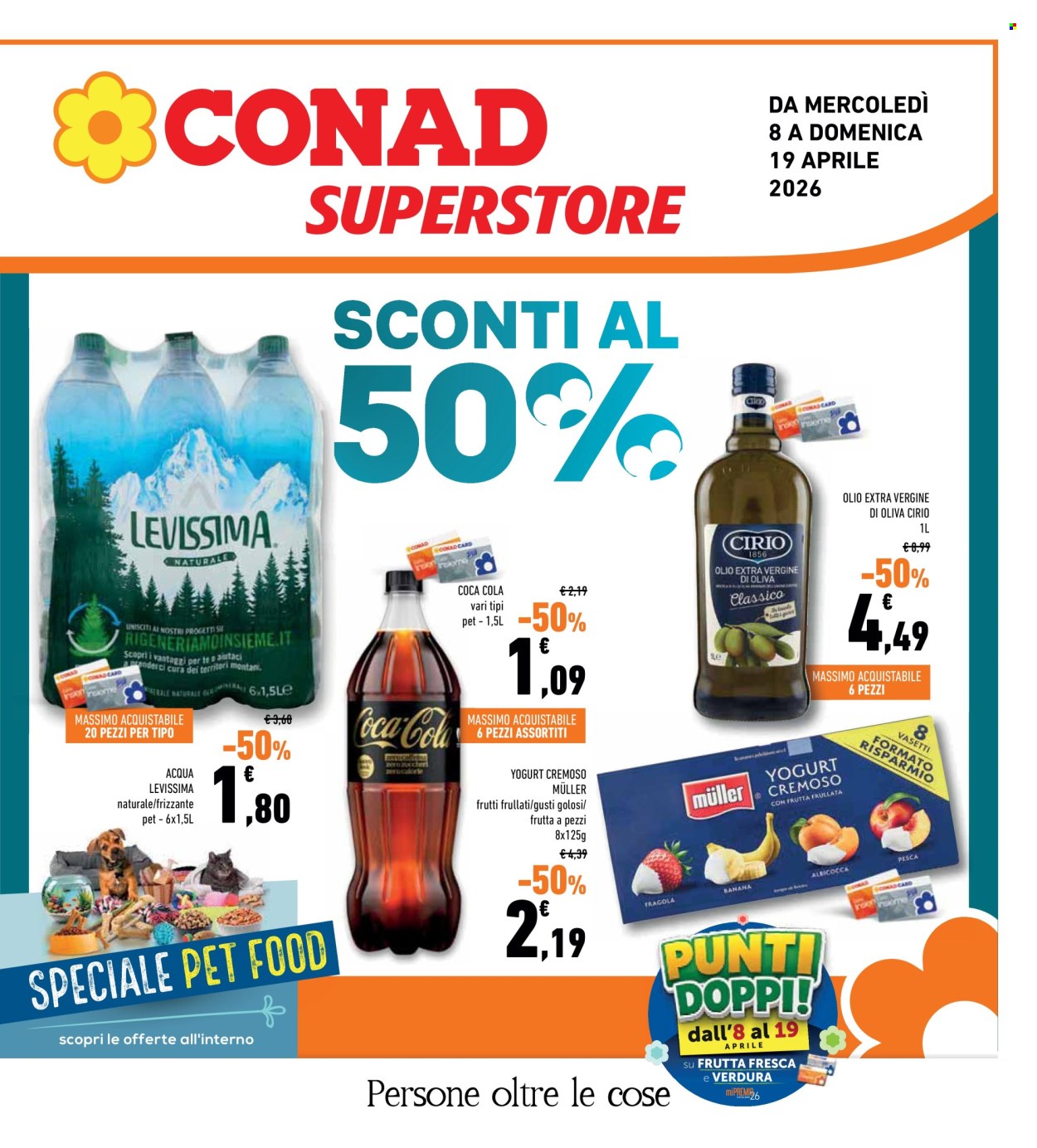 Volantino Conad Superstore - 8/4/2026 - 19/4/2026. Pagina 1