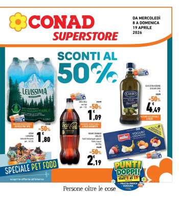 Volantino Conad Superstore - 8/4/2026 - 19/4/2026.