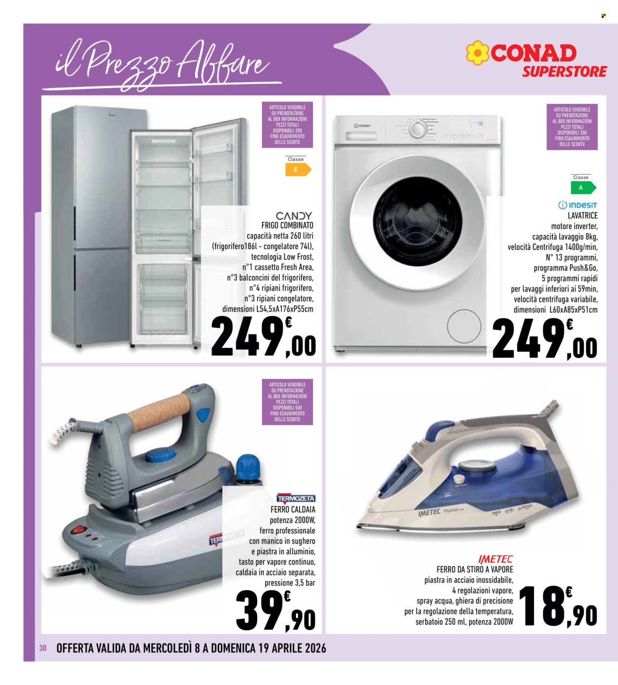 Volantino Conad Superstore - 8/4/2026 - 19/4/2026. Pagina 30