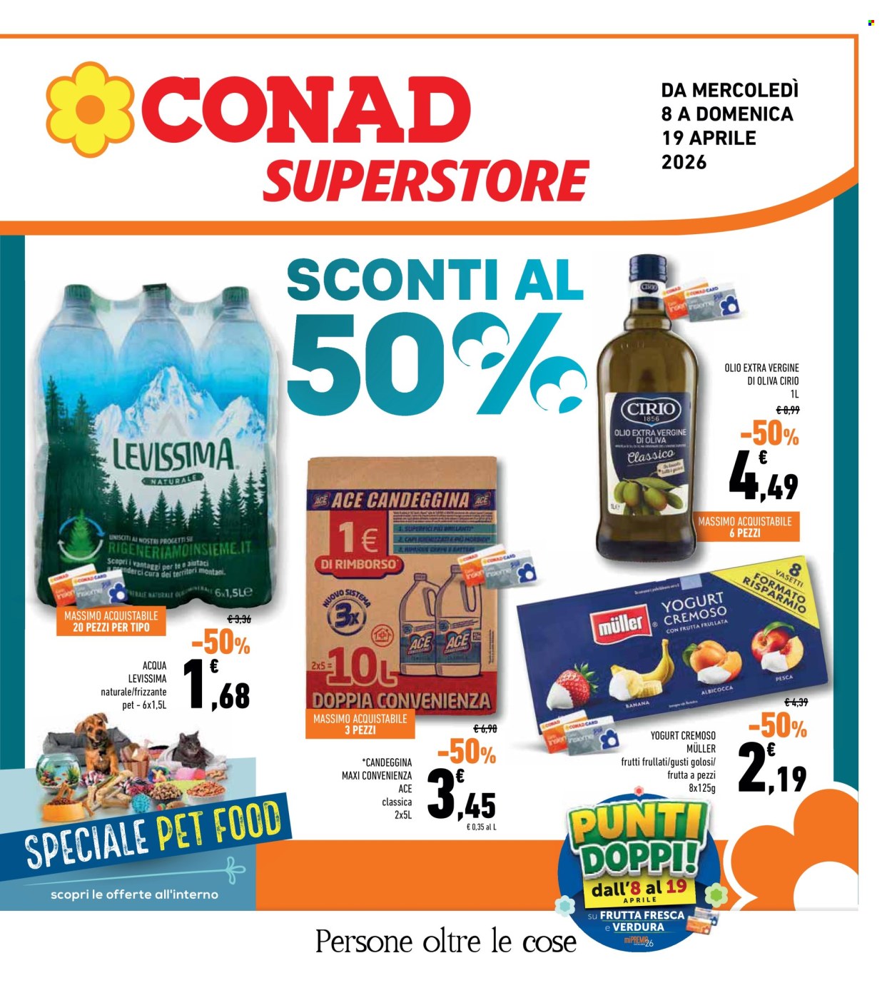 Volantino Conad Superstore - 8/4/2026 - 19/4/2026. Pagina 1