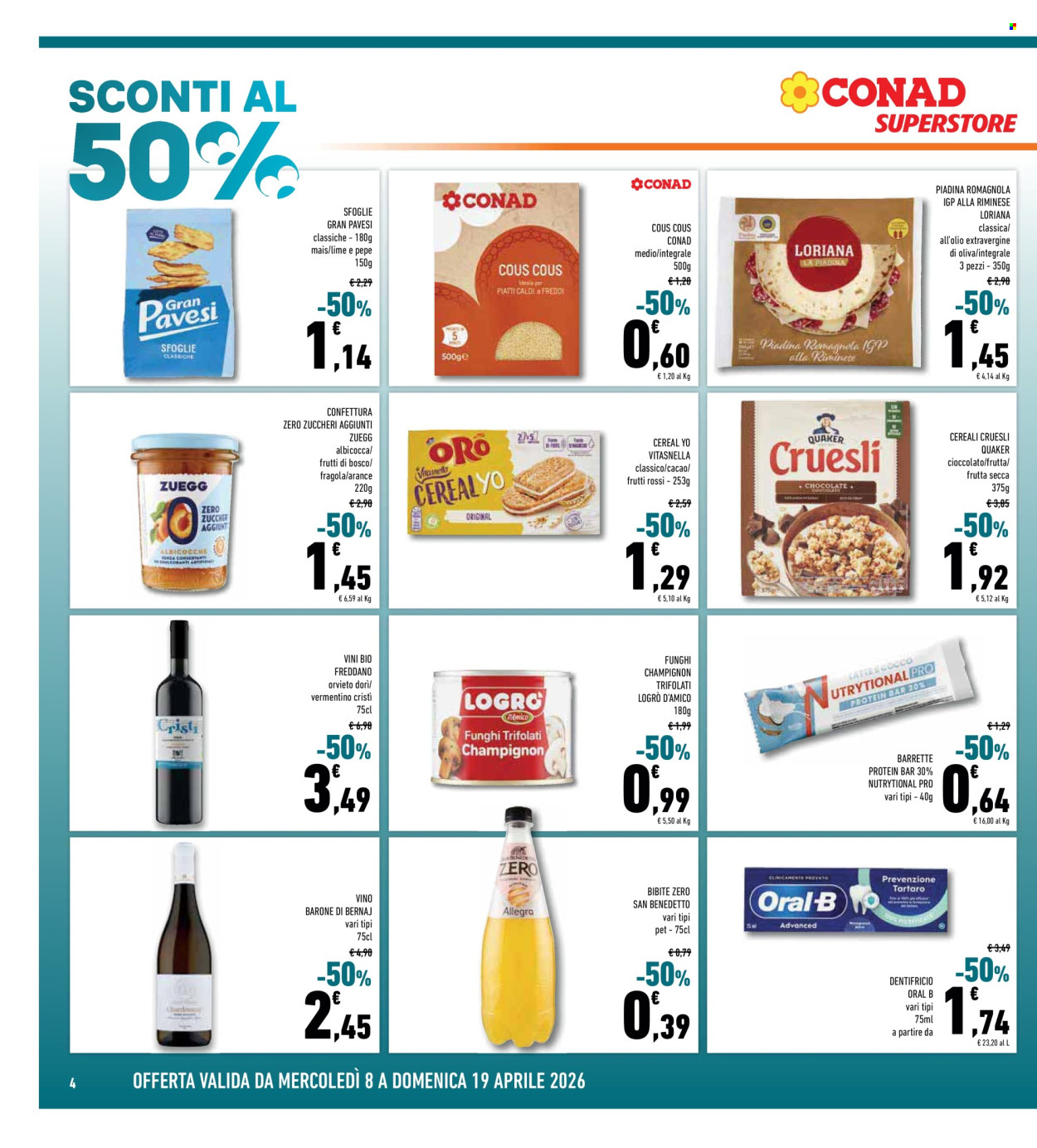 Volantino Conad Superstore - 8/4/2026 - 19/4/2026. Pagina 4