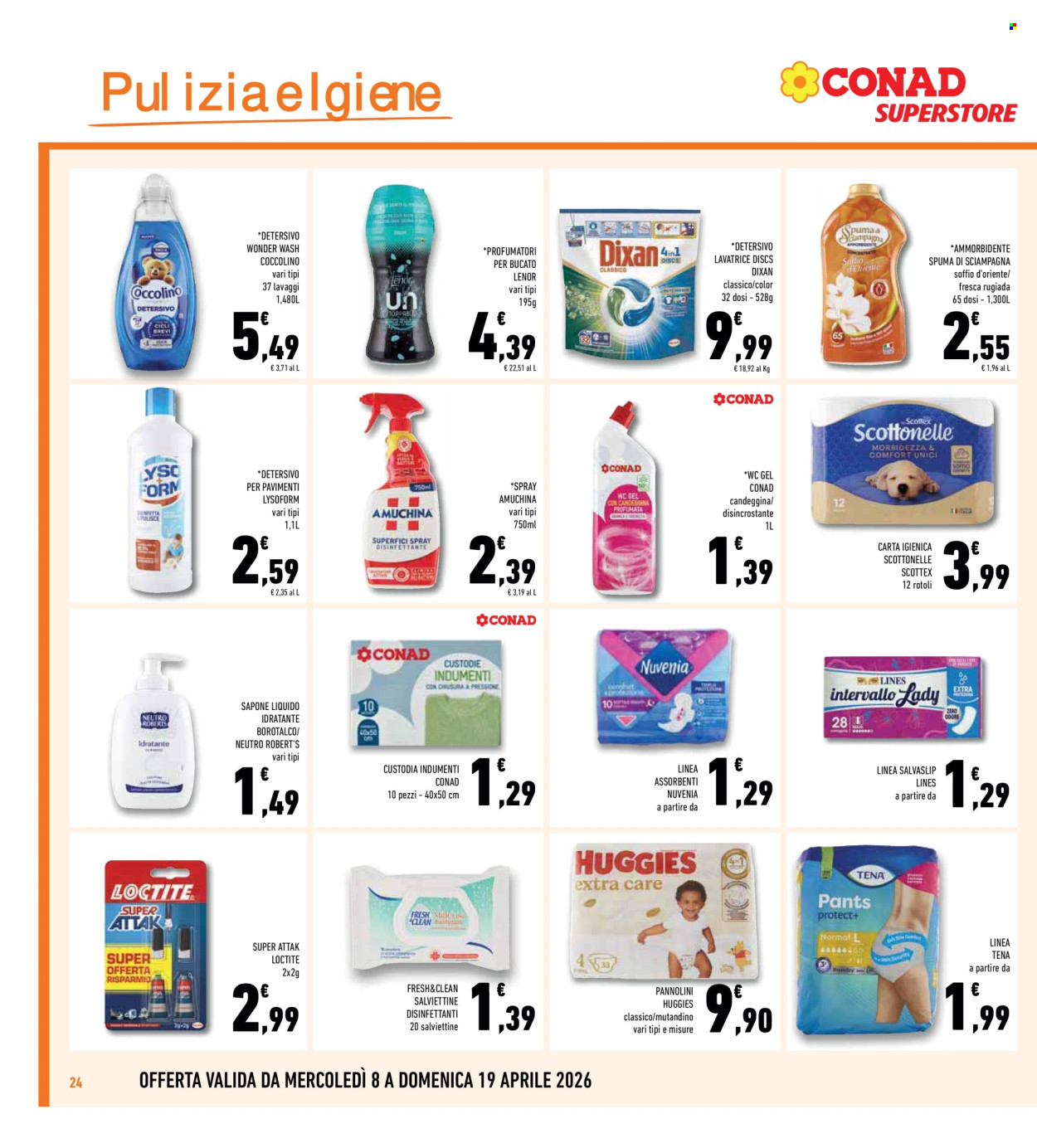 Volantino Conad Superstore - 8/4/2026 - 19/4/2026. Pagina 24