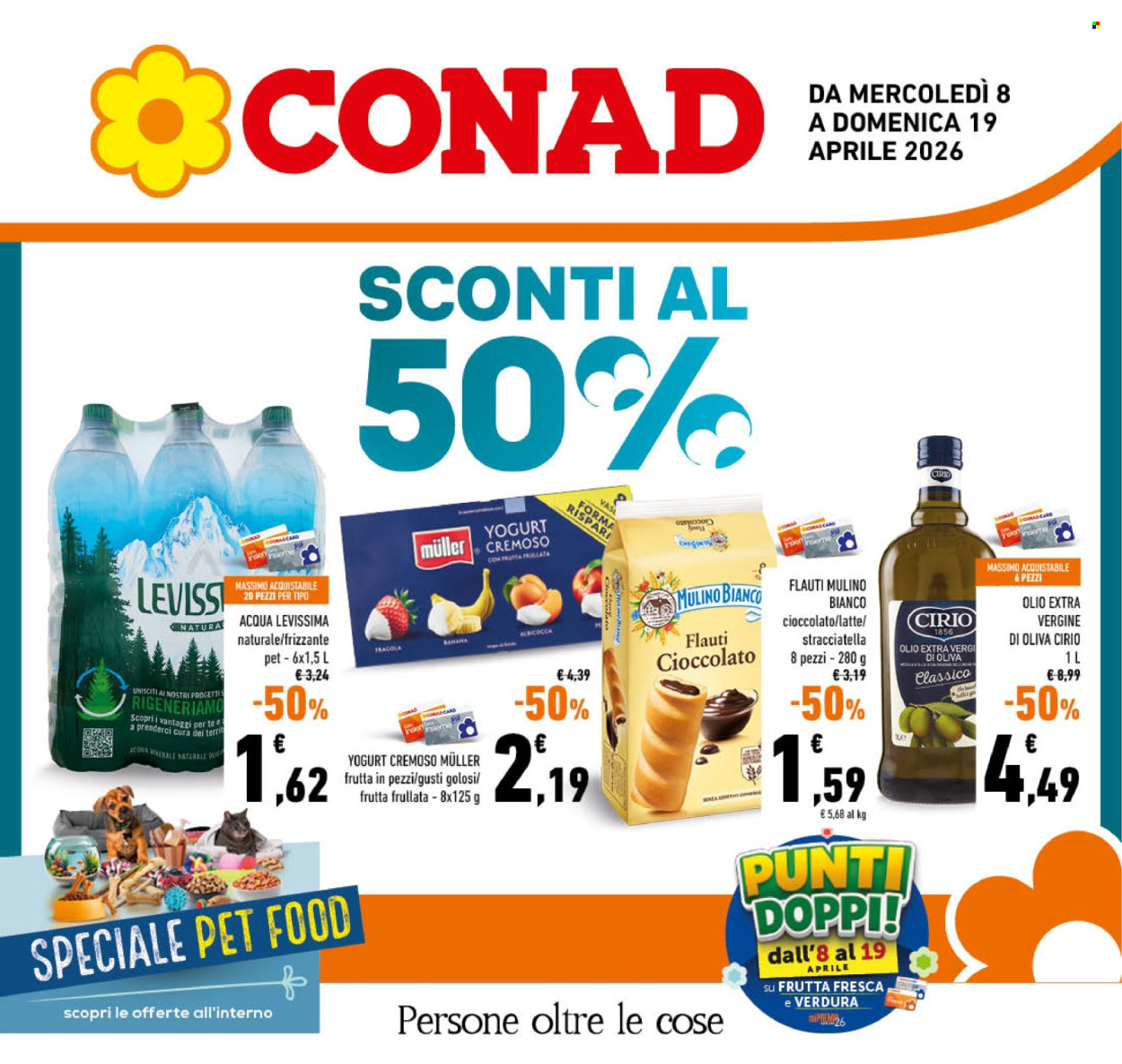 Volantino Conad - 8/4/2026 - 19/4/2026. Pagina 1