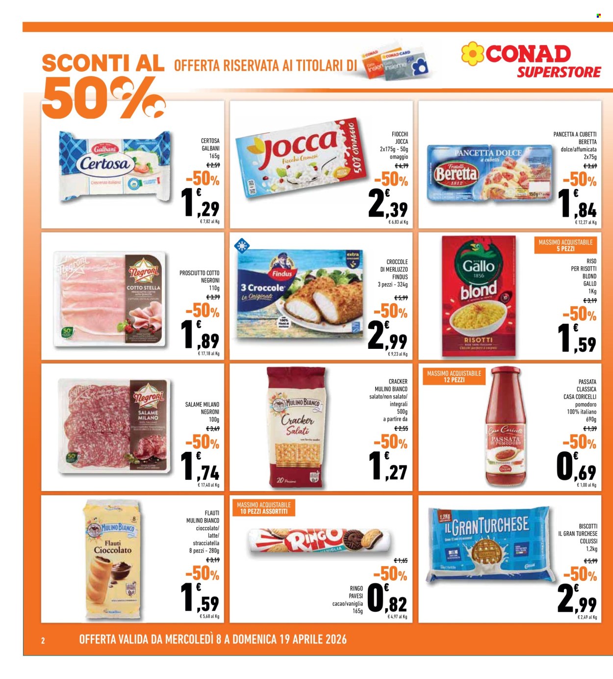 Volantino Conad Superstore - 8/4/2026 - 19/4/2026. Pagina 2