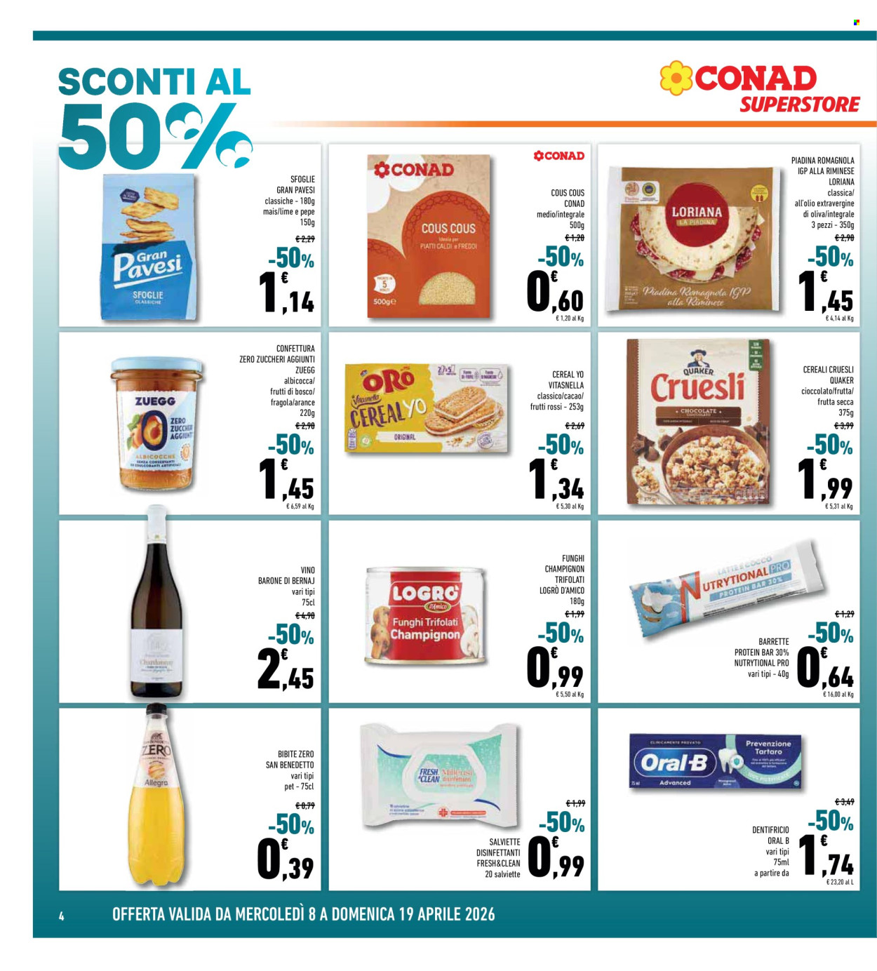 Volantino Conad Superstore - 8/4/2026 - 19/4/2026. Pagina 4