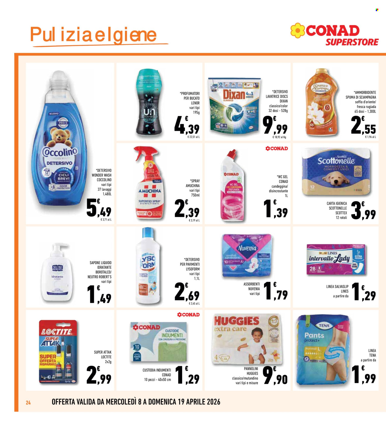 Volantino Conad Superstore - 8/4/2026 - 19/4/2026. Pagina 24