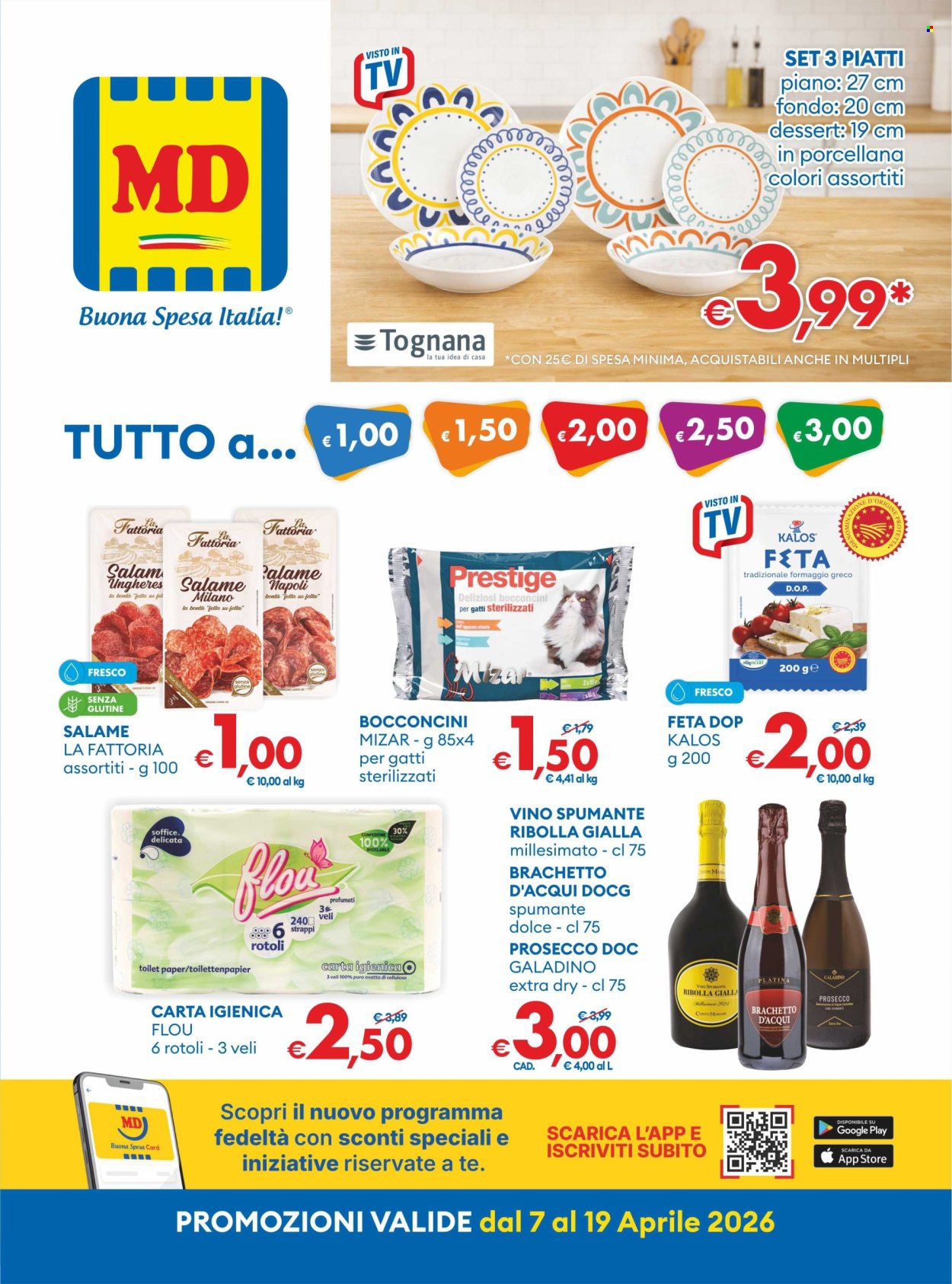 Volantino MD Discount - 7/4/2026 - 19/4/2026. Pagina 1