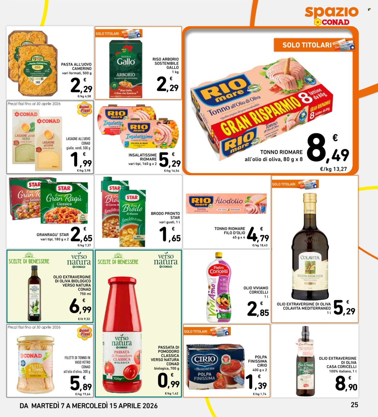 Volantino Spazio Conad - 7/4/2026 - 15/4/2026. Pagina 25