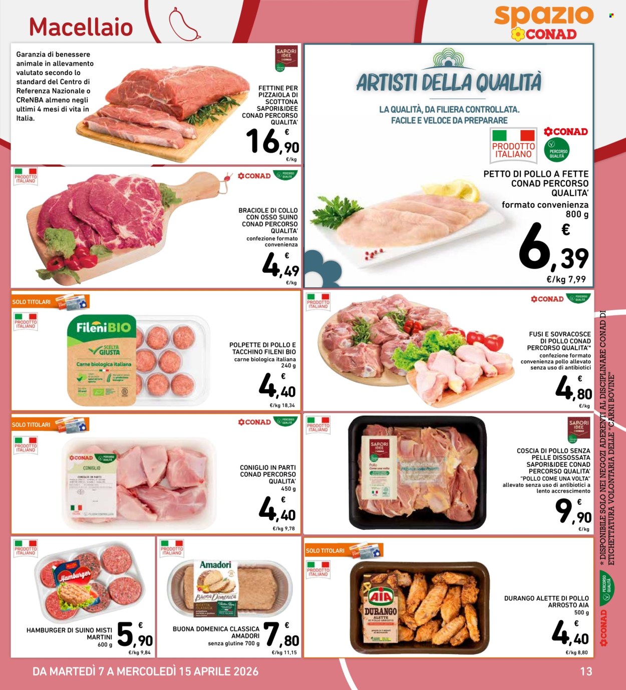 Volantino Spazio Conad - 7/4/2026 - 15/4/2026. Pagina 13